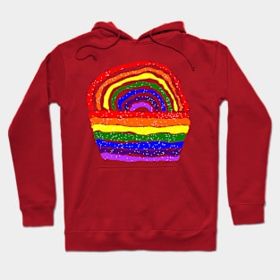 rainbow cake Hoodie